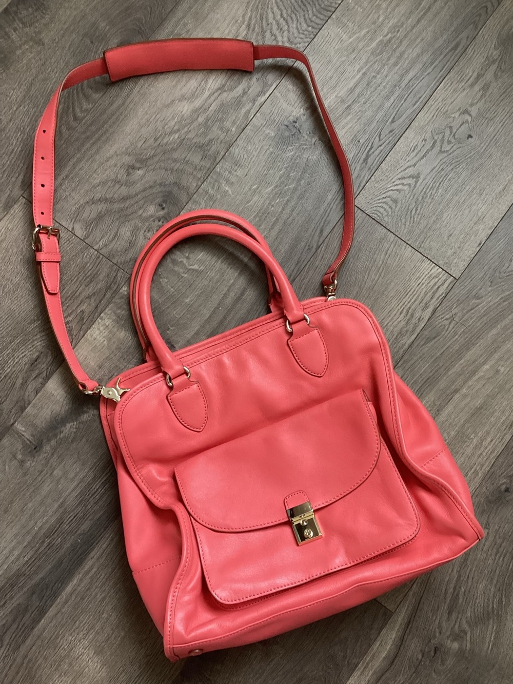 Tory Burch Priscilla tote in coral